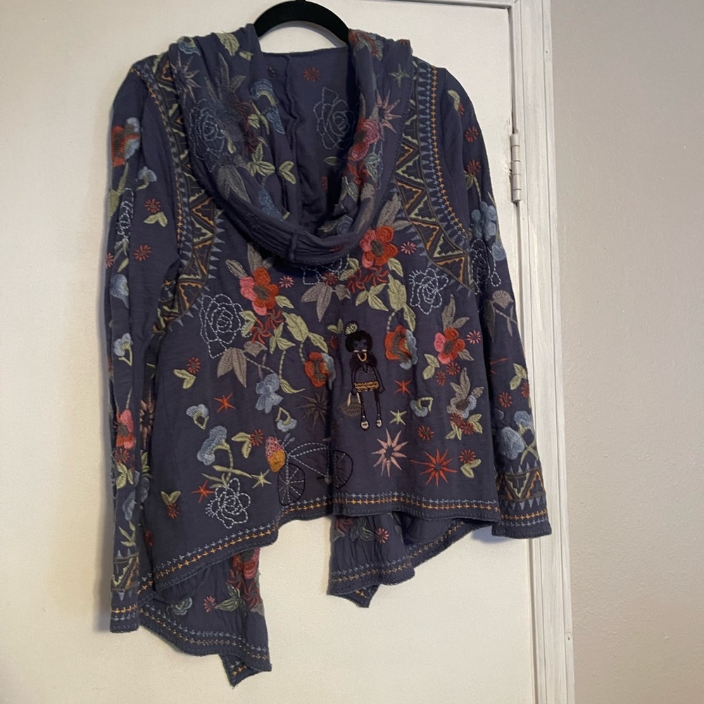Johnny Waas Hooded Cardigan Sweater